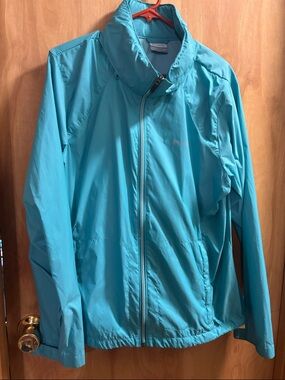 Columbia Turquoise Full-Zip Women's Jacket